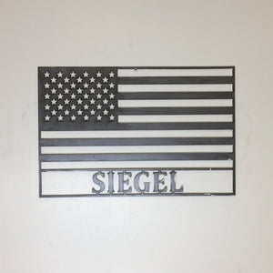 American Flag Sign