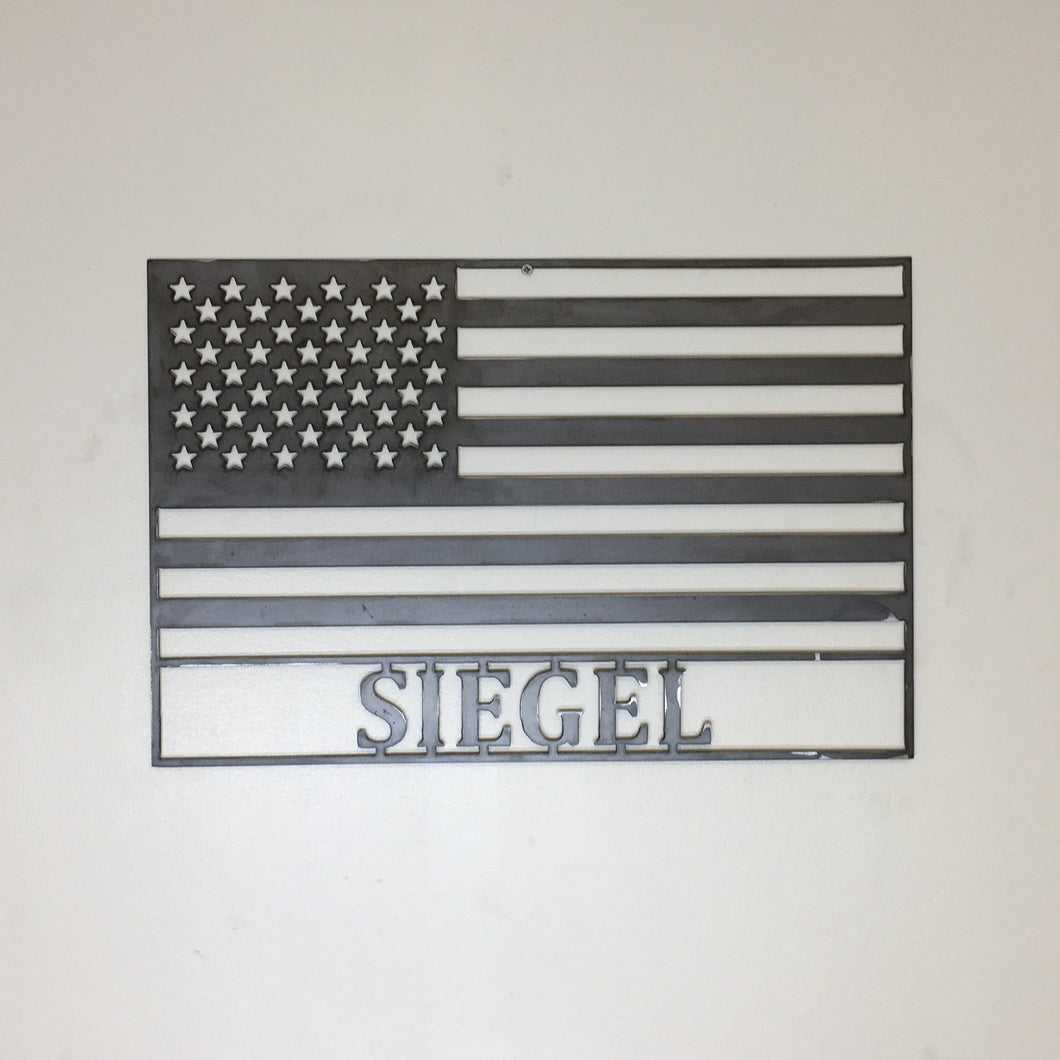 American Flag Sign