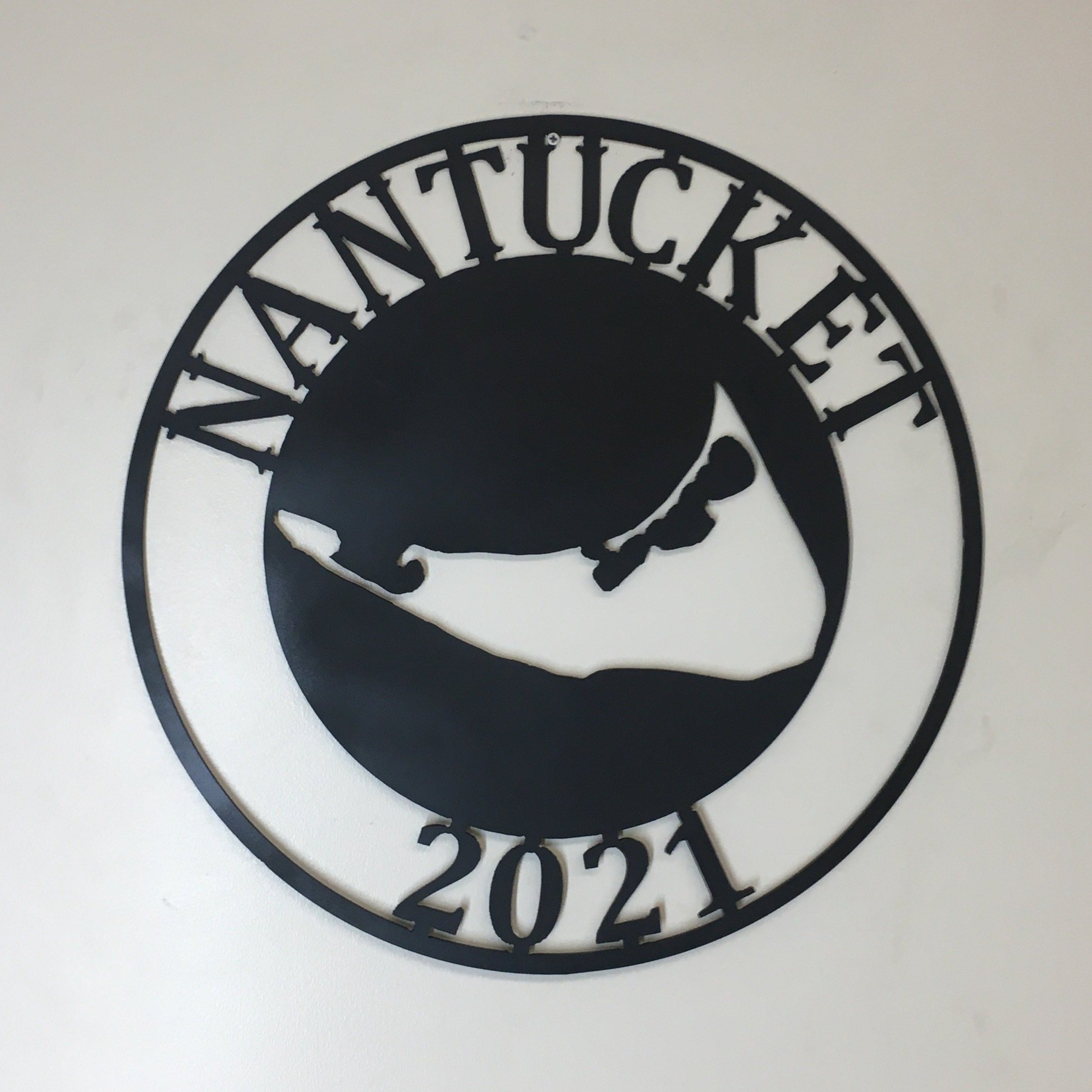 Nantucket サインプレート Nantucket Sign – CraftMetalWork