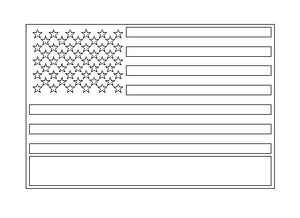 American Flag Sign